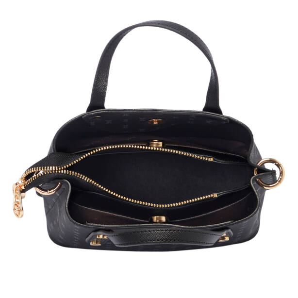 Siyah Print Kadın Çapraz Askılı Çanta - S1WPR0000806-T0E - Tergan