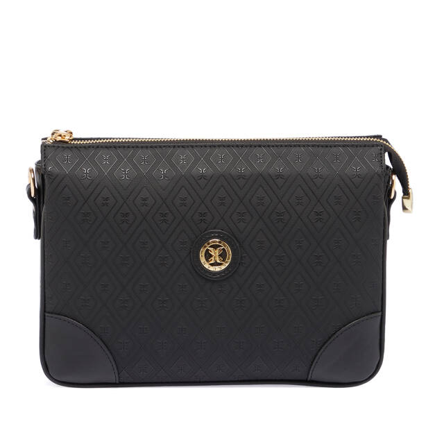 Siyah Print Kadın Çapraz Askılı Çanta - S25K1PR09090-R0P 