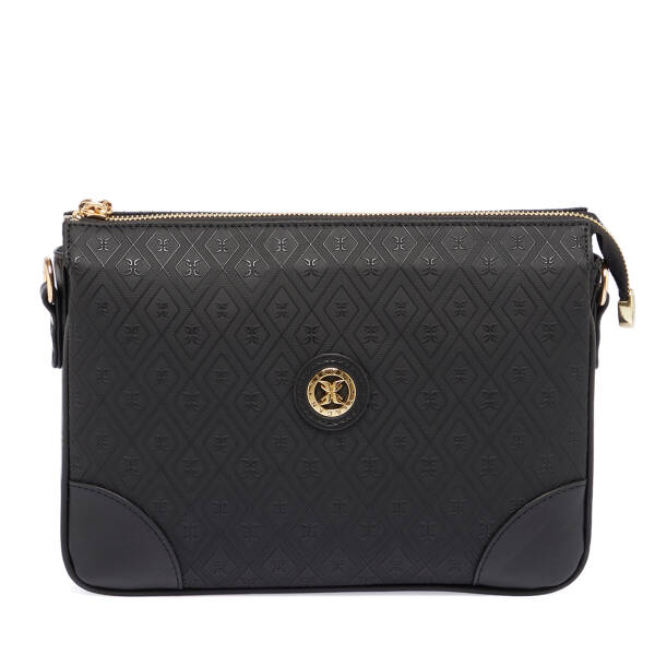 Siyah Print Kadın Çapraz Askılı Çanta - S25K1PR09090-R0P - 1