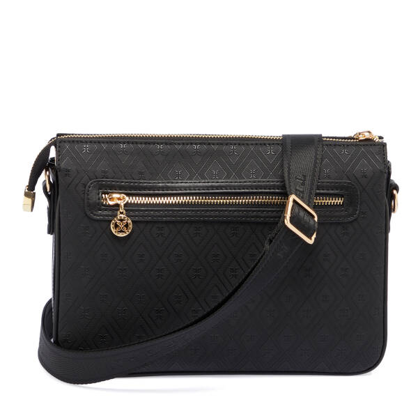 Siyah Print Kadın Çapraz Askılı Çanta - S25K1PR09090-R0P - 3