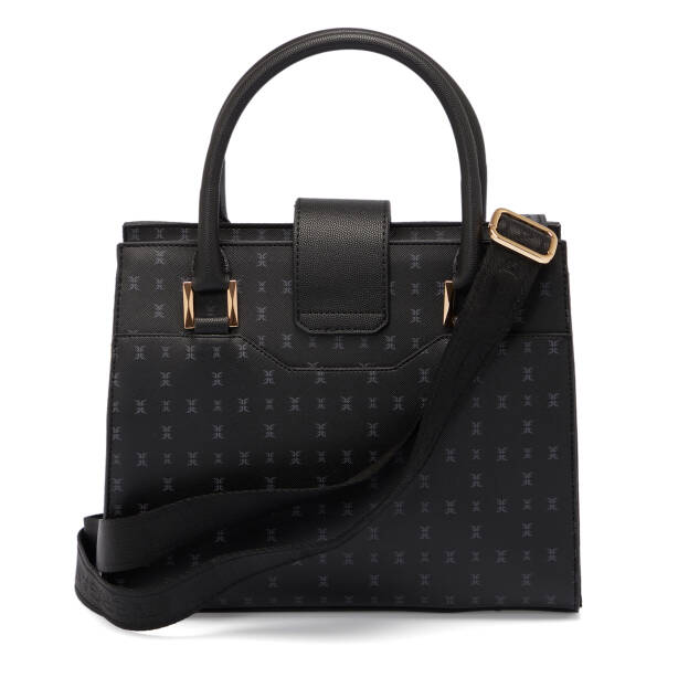 Siyah Print Kadın Çapraz Askılı Çanta - S25K1PR09184-T0E - 3