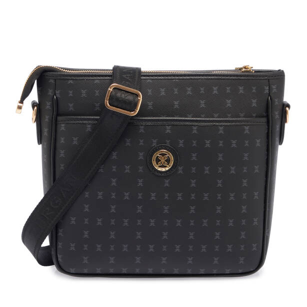 Siyah Print Kadın Çapraz Askılı Çanta - S26K1PR09128-T0E 