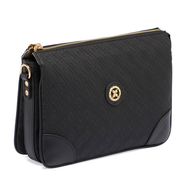 Siyah Print Kadın Çapraz Askılı Çanta - S26Y1PR09090-R0P - 2