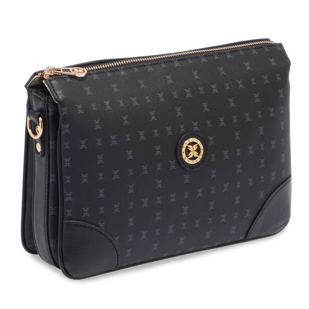 Siyah Print Kadın Çapraz Askılı Çanta - S26Y1PR09090-T0E - 2