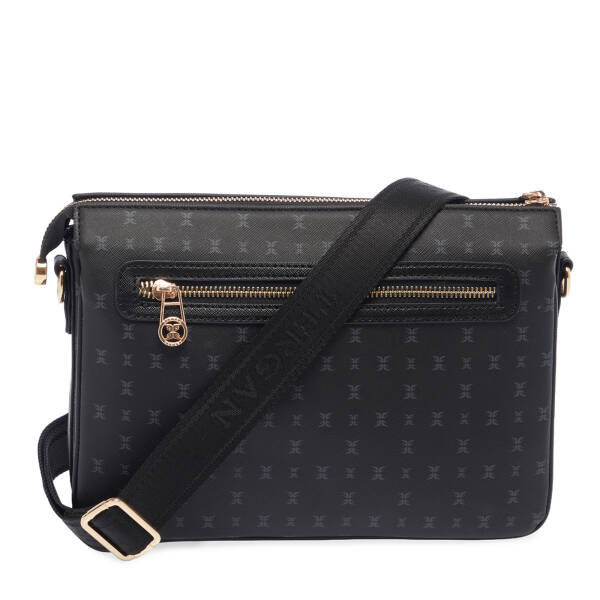 Siyah Print Kadın Çapraz Askılı Çanta - S26Y1PR09090-T0E - 3