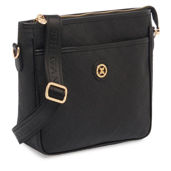 Siyah Print Kadın Çapraz Askılı Çanta - S26Y1PR09128-R0P - 2