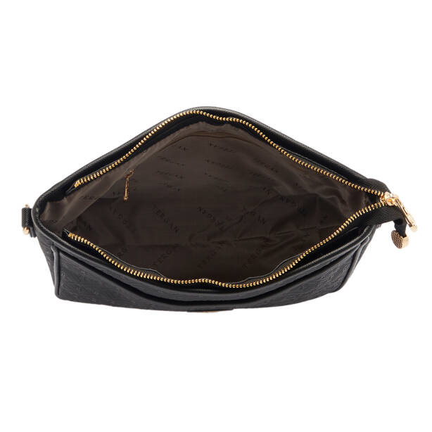 Siyah Print Kadın Çapraz Askılı Çanta - S26Y1PR09128-R0P - 4