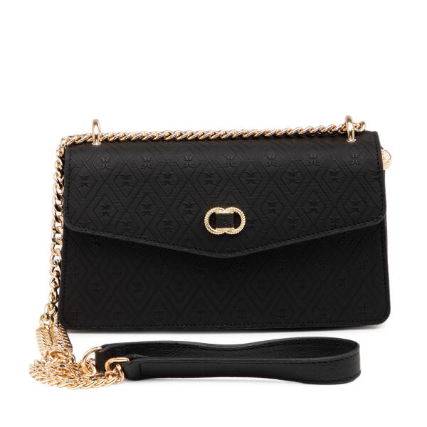 Siyah Print Kadın Çapraz Askılı Çanta - S26Y1PR09176-P1Q - 1