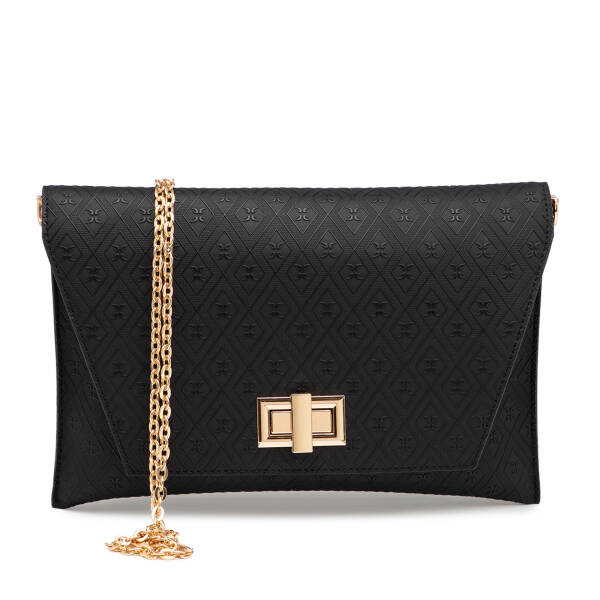 Siyah Print Kadın Çapraz Askılı Çanta - S26Y1PR09187-R0P - 1