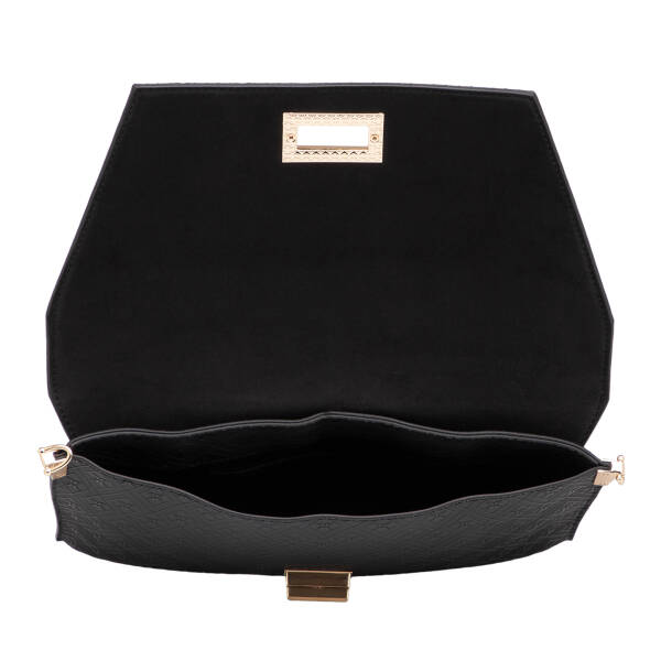 Siyah Print Kadın Çapraz Askılı Çanta - S26Y1PR09187-R0P - 4