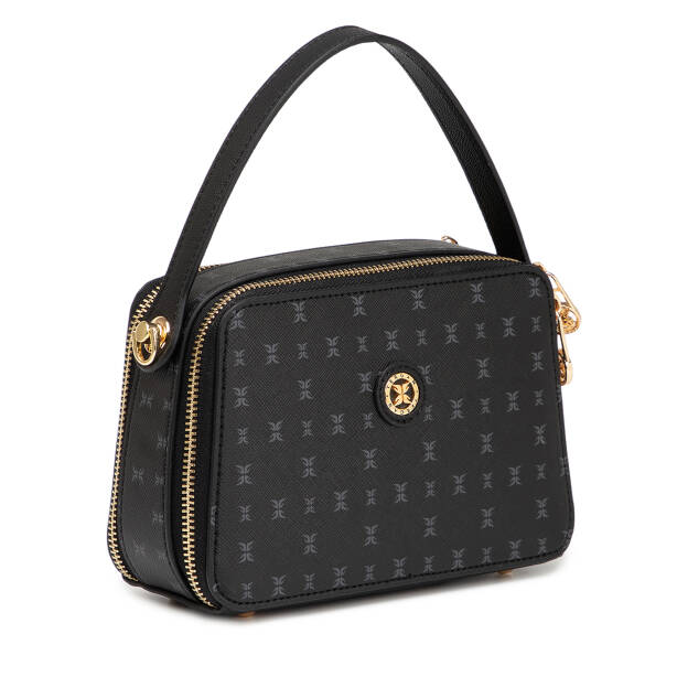 Siyah Print Kadın Çapraz Askılı Çanta - S26Y1PR09198-T0E - 2