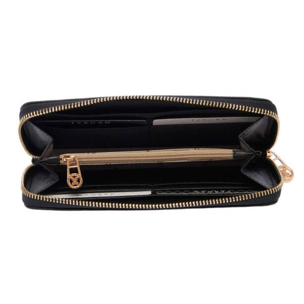 Siyah Print Kadın Cüzdan - S1CB00055813-T0E - 3
