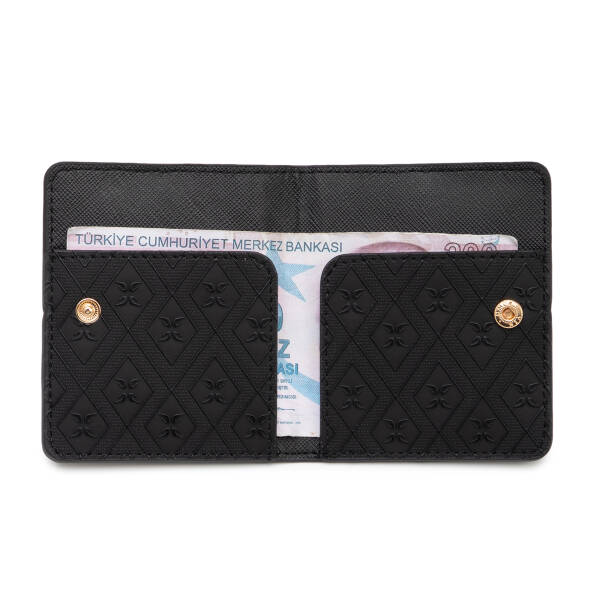 Siyah Print Kadın Cüzdan - S1CB00055825-P1Q - 3