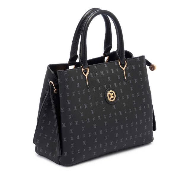 Siyah Print Kadın El Çantası - S25Y1PR09162-T0E - 2