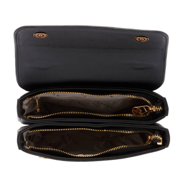 Siyah Print Kadın El Çantası - S26Y1PR09154-T0E - 4