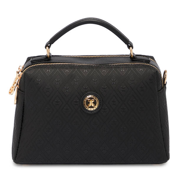 Siyah Print Kadın El Çantası - S26Y1PR09182-R0P 