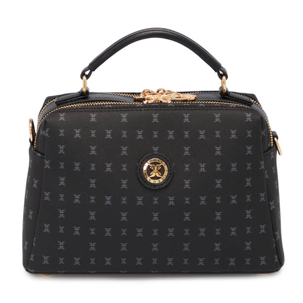 Siyah Print Kadın El Çantası - S26Y1PR09182-T0E - 1