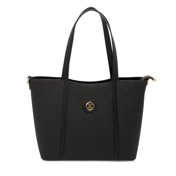 Siyah Print Kadın Omuz Çantası - S1WPR0000804-R0P - 1