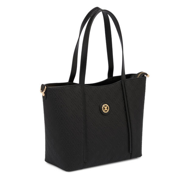 Siyah Print Kadın Omuz Çantası - S1WPR0000804-R0P - 2