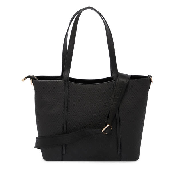 Siyah Print Kadın Omuz Çantası - S1WPR0000804-R0P - 3