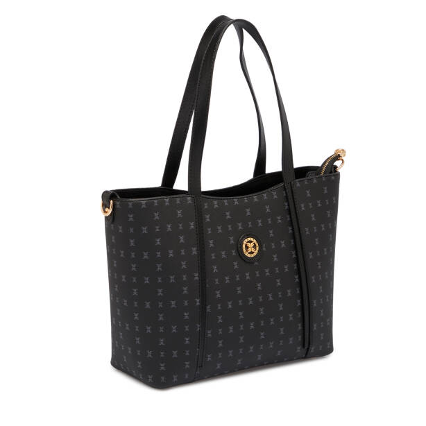 Siyah Print Kadın Omuz Çantası - S1WPR0000804-T0E - 2