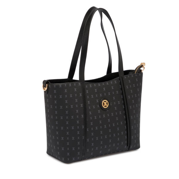 Siyah Print Kadın Omuz Çantası - S1WPR0000804-T0E - 2