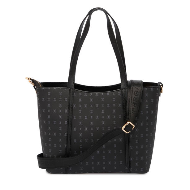 Siyah Print Kadın Omuz Çantası - S1WPR0000804-T0E - 3