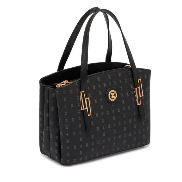 Siyah Print Kadın Omuz Çantası - S1WPR0000805-T0E - 2