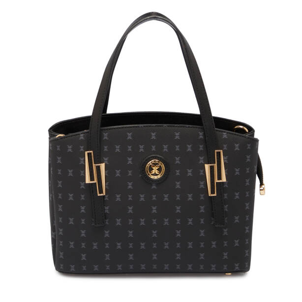 Siyah Print Kadın Omuz Çantası - S1WPR0000805-T0E - Tergan