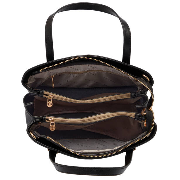 Siyah Print Kadın Omuz Çantası - S1WPR0000805-T0E - Tergan