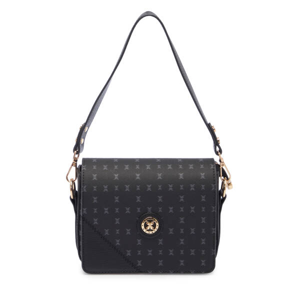 Siyah Print Kadın Omuz Çantası - S1WPR0000807-T0E - 1