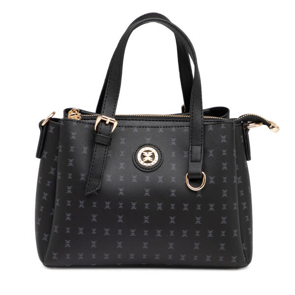 Siyah Print Kadın Omuz Çantası - S1WPR0000808-T0E - 1