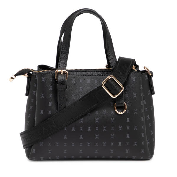 Siyah Print Kadın Omuz Çantası - S1WPR0000808-T0E - 3