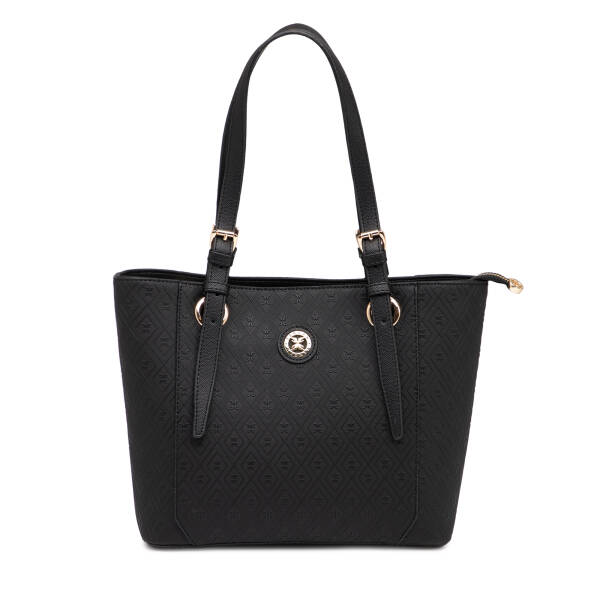 Siyah Print Kadın Omuz Çantası - S1WPR0000809-P1Q - 1