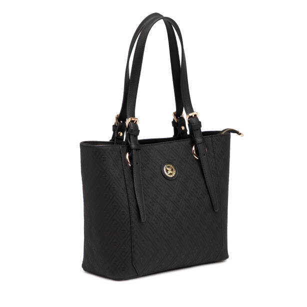 Siyah Print Kadın Omuz Çantası - S1WPR0000809-P1Q - Tergan