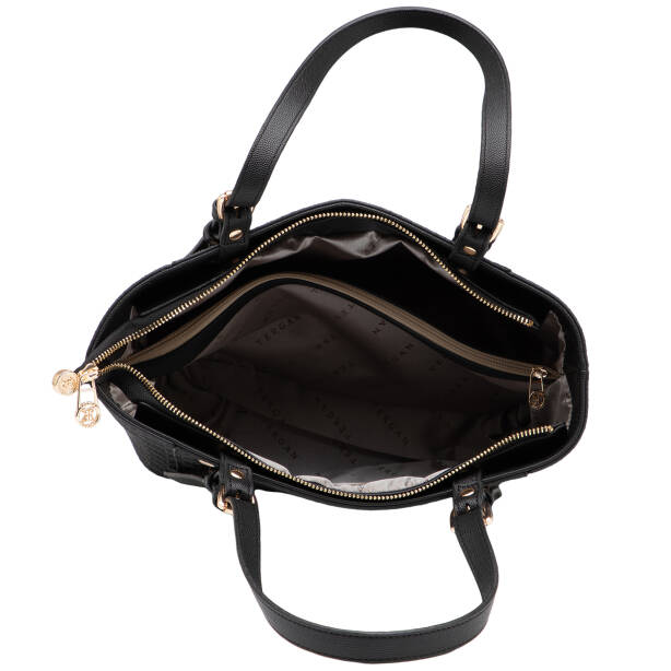 Siyah Print Kadın Omuz Çantası - S1WPR0000809-P1Q - Tergan