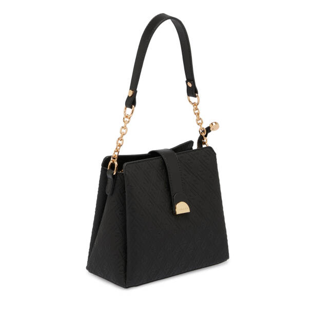 Siyah Print Kadın Omuz Çantası - S25K1PR09178-P1Q - 2