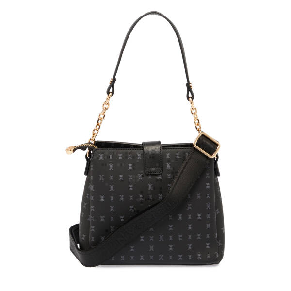 Siyah Print Kadın Omuz Çantası - S25K1PR09178-T0E - 3