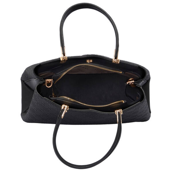 Siyah Print Kadın Omuz Çantası - S25K1PR09185-R0P - 4