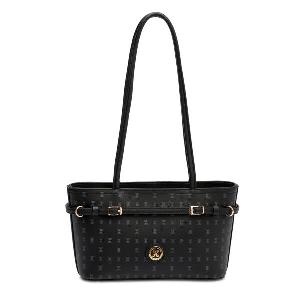 Siyah Print Kadın Omuz Çantası - S25K1PR09189-T0E 