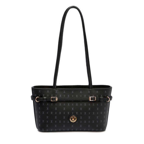 Siyah Print Kadın Omuz Çantası - S25K1PR09189-T0E - 1