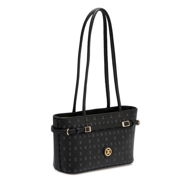 Siyah Print Kadın Omuz Çantası - S25K1PR09189-T0E - 2