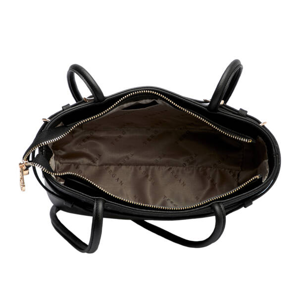 Siyah Print Kadın Omuz Çantası - S25K1PR09189-T0E - 4