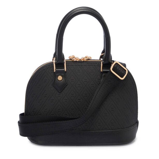 Siyah Print Kadın Omuz Çantası - S25Y1PR09170-P1Q - 3