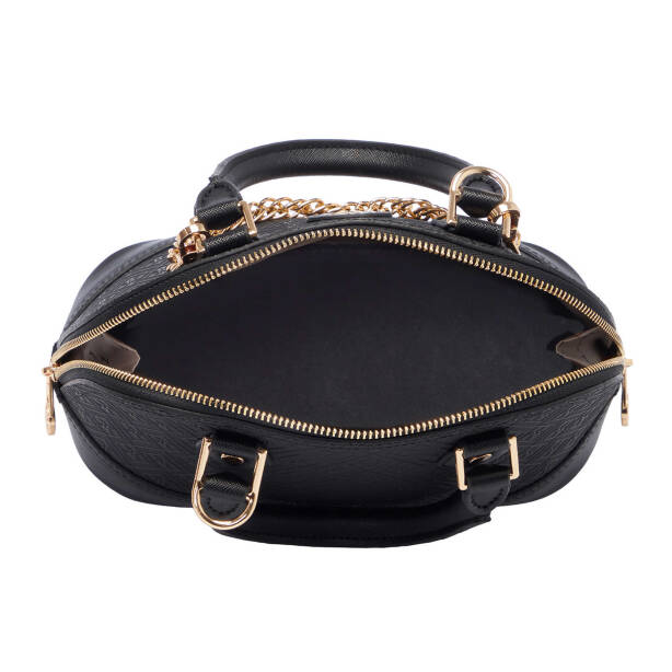 Siyah Print Kadın Omuz Çantası - S25Y1PR09170-P1Q - 4