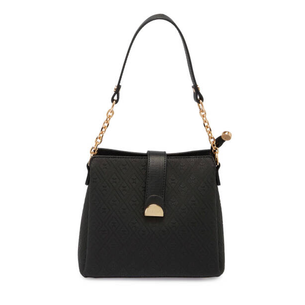 Siyah Print Kadın Omuz Çantası - S25Y1PR09178-P1Q - 1