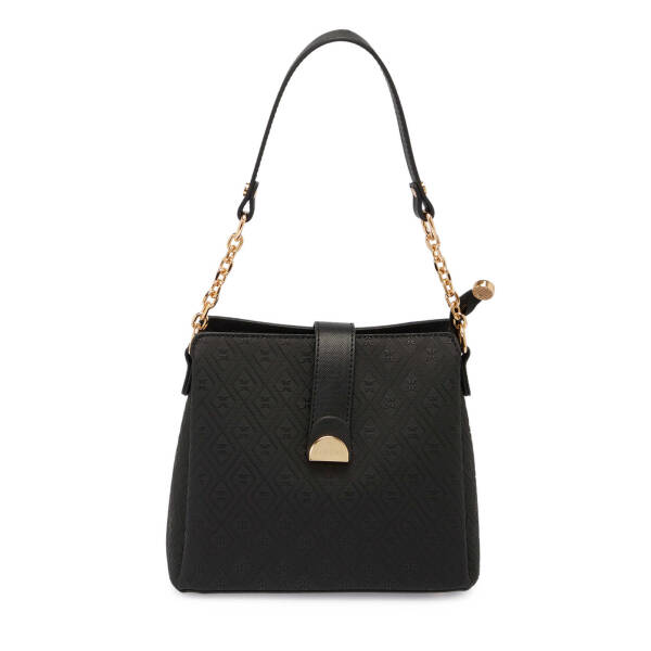 Siyah Print Kadın Omuz Çantası - S25Y1PR09178-P1Q - 1