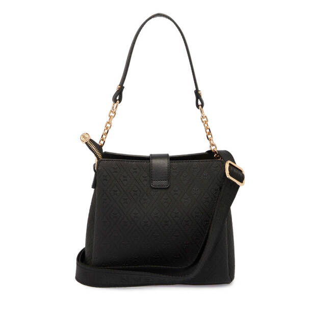 Siyah Print Kadın Omuz Çantası - S25Y1PR09178-P1Q - 3