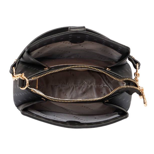 Siyah Print Kadın Omuz Çantası - S25Y1PR09178-T0E - 4