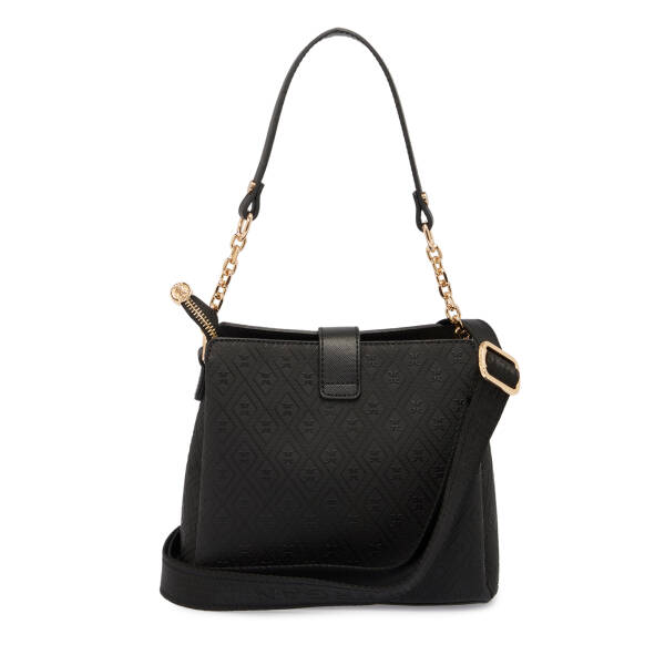 Siyah Print Kadın Omuz Çantası - S26Y1PR09178-P1Q - 3